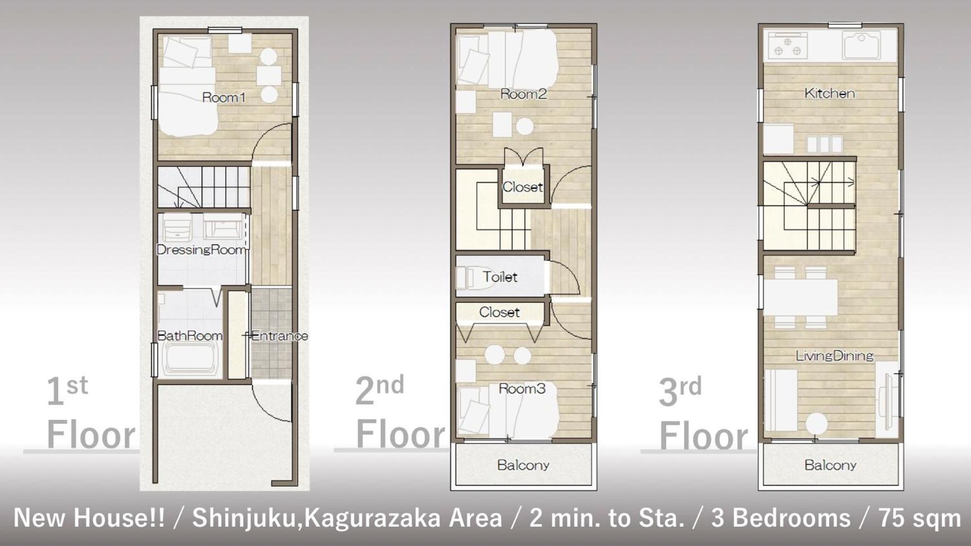 Finoa Residential Suite Kagurazaka โตเกียว ภายนอก รูปภาพ
